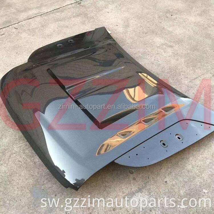 Injini ya gari kifuniko gari kaboni fiber hood kaboni fiber hood bonnet kwa kutetea*r 2022